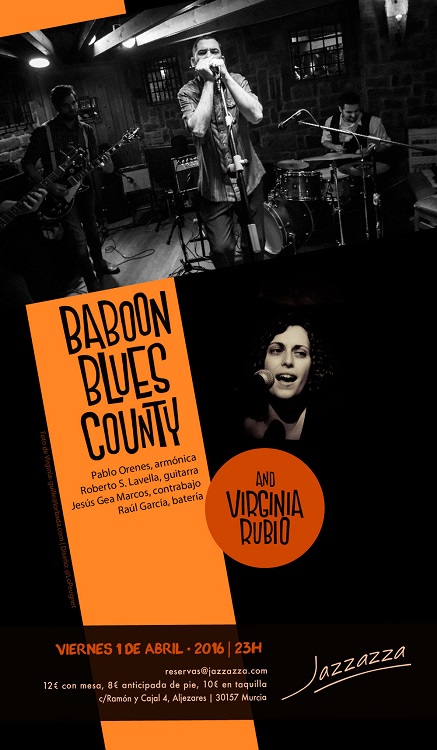 Baboon Blues County en Jazzazza Jazz Club First
