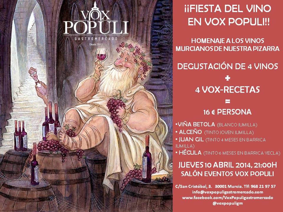 Fiesta del vino en el Vox Populi First