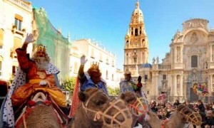 Cabalgata de Reyes Magos en Murcia