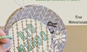 Taller Minialbum redondo Scrapbook